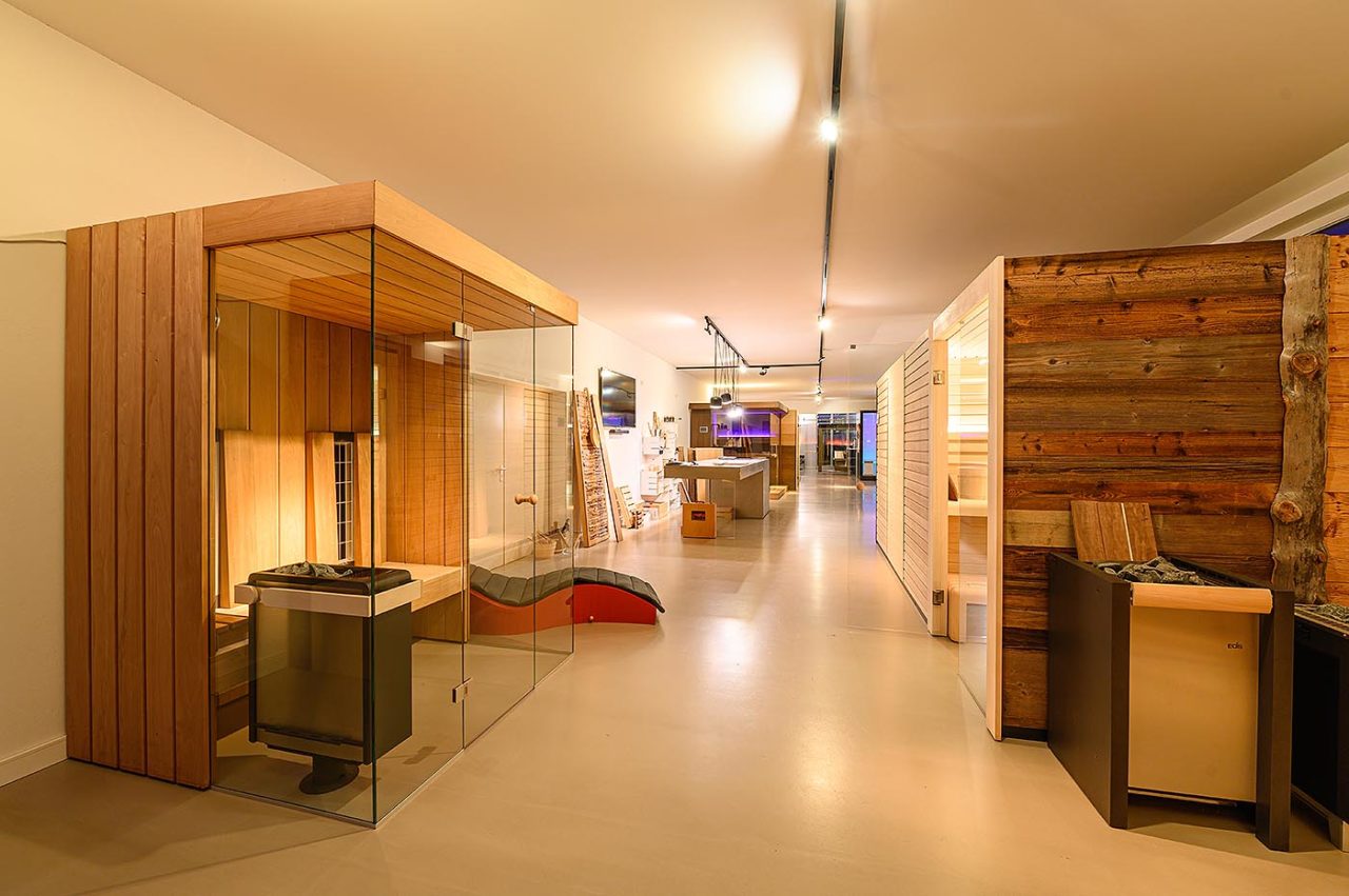 Elegantes Sauna Ausstellung Nrw Bild
