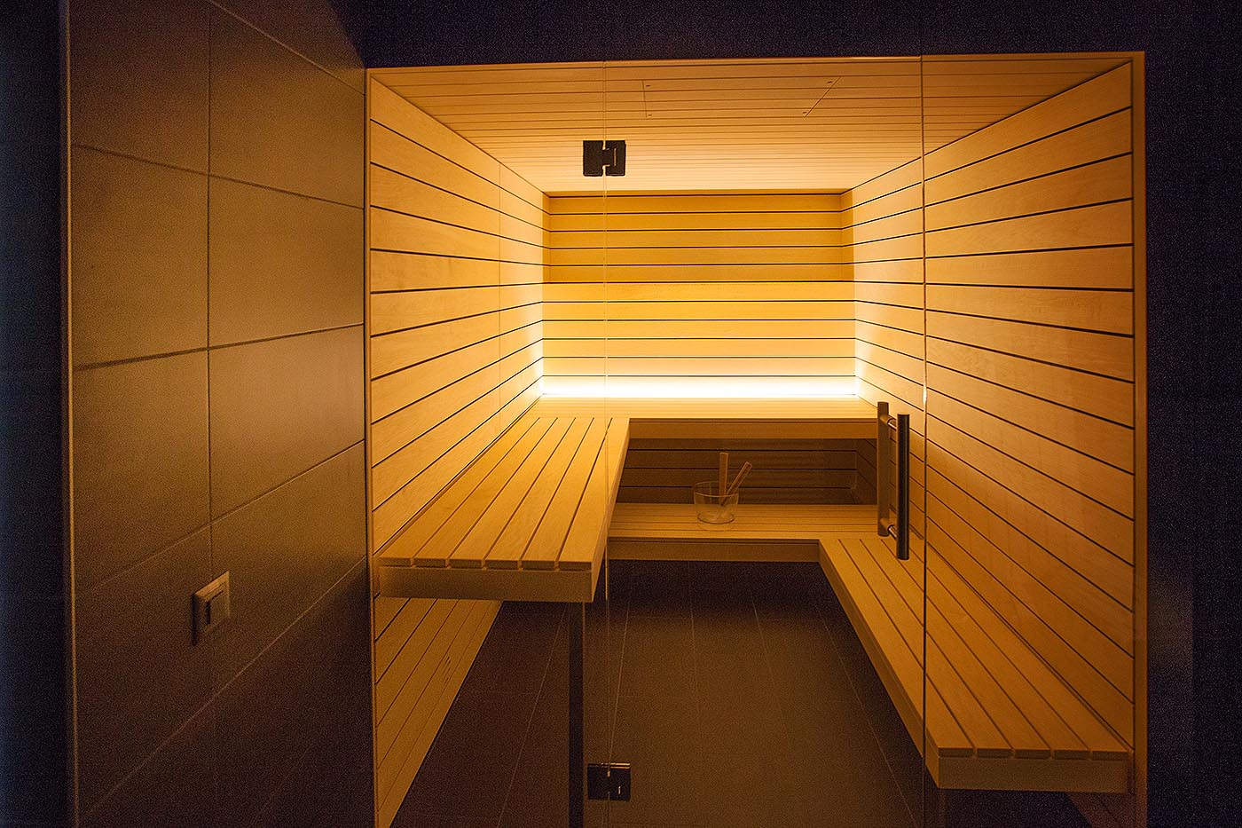 corso designsauna espe Glasfront | corso saunamanufaktur