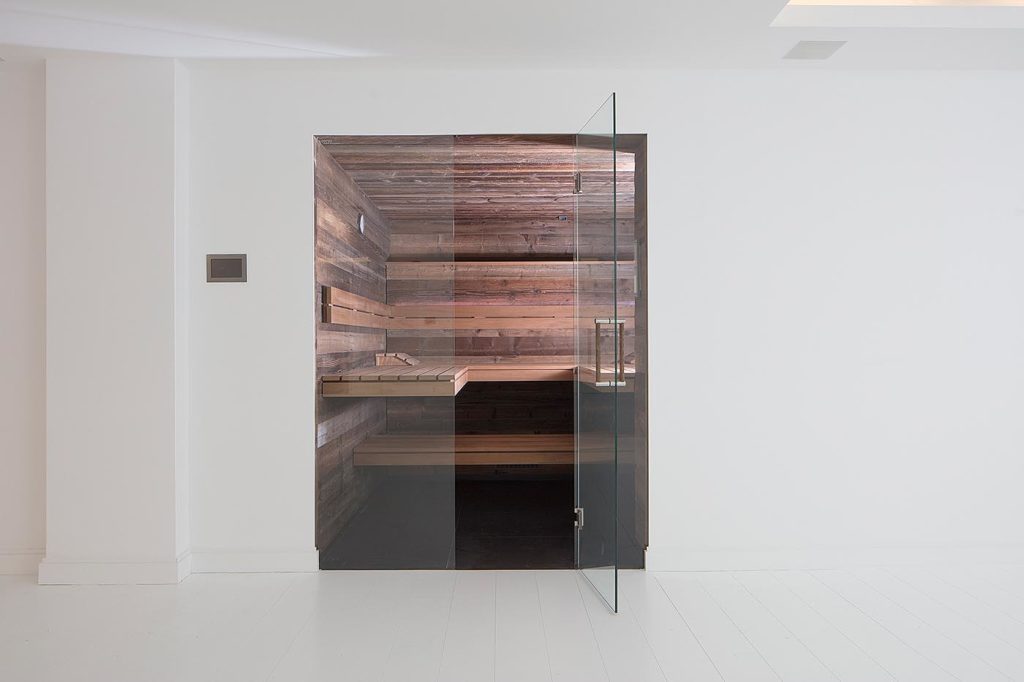 design sauna glas altholz corso 1 | corso saunamanufaktur