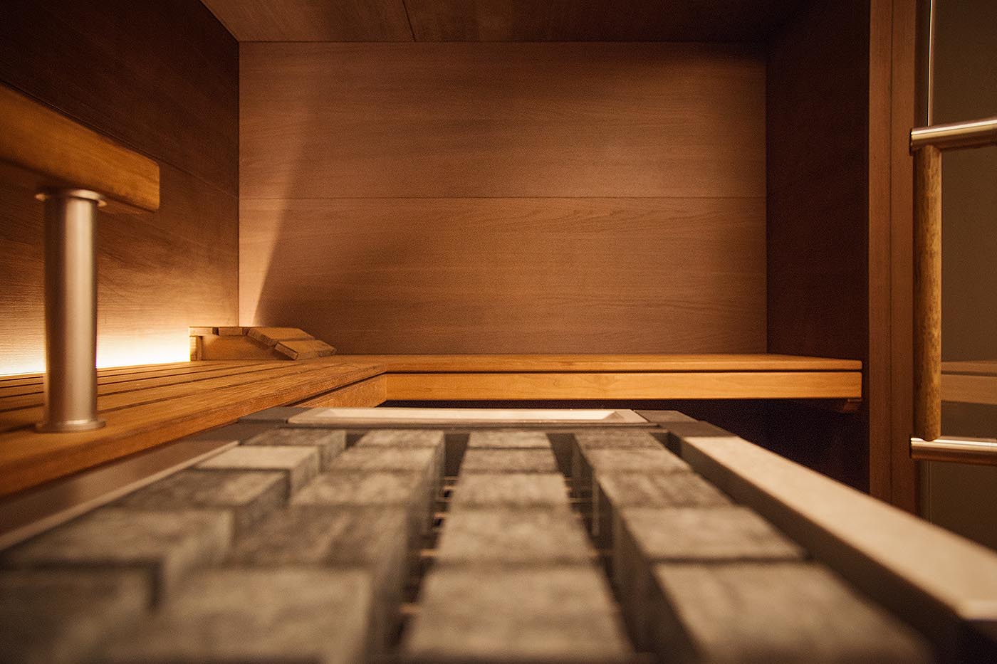 Sudorewell ® poggiatesta con 4 punti testa edizione in PVC per sauna e bagno turco 