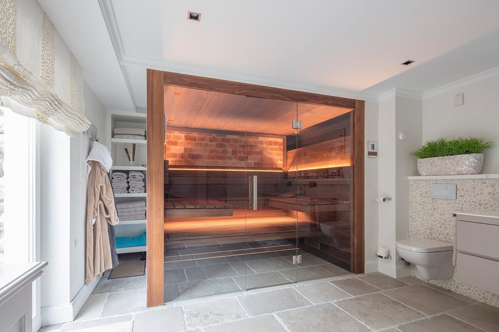 premium sauna nussbaum salzstein corso 1 | corso saunamanufaktur