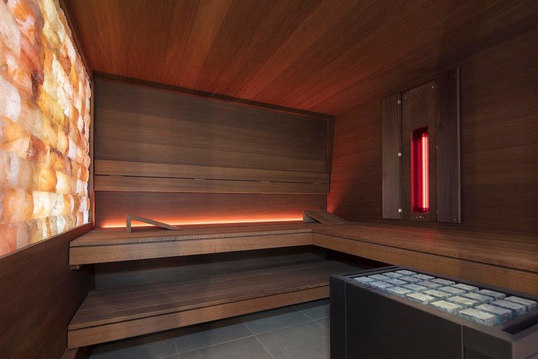 Infrared sauna + infrared cabin designed by corso sauna