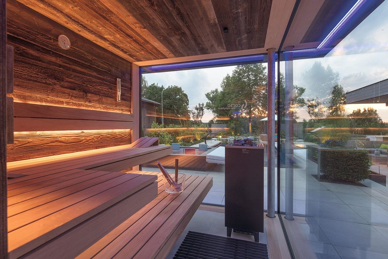 Design Gartensauna CUBUS | 3 Größen | direkt vom Hersteller