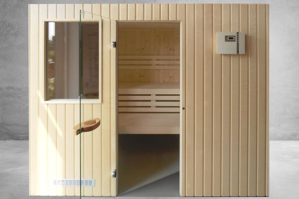 sauna kaufen ausstellungssauna | corso saunamanufaktur