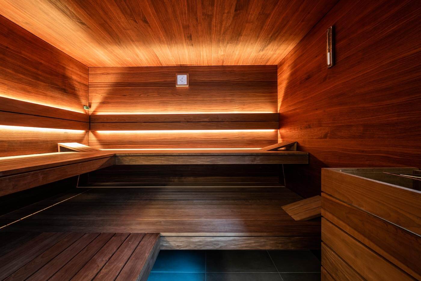 Salt grotto and walnut design sauna, Custom design