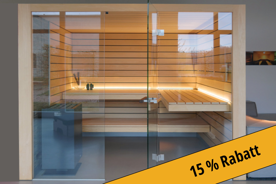 Sauna Angebot 15 Prozent Rabatt 2 2 | corso saunamanufaktur