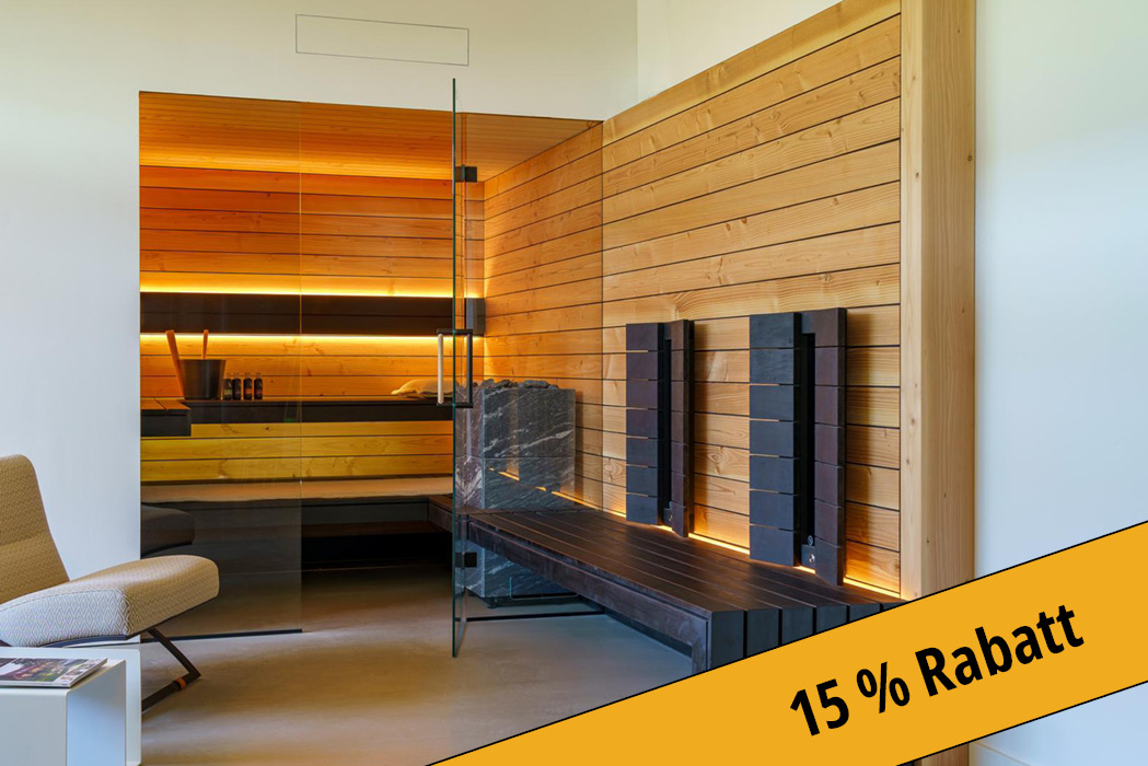 Sauna Angebot 15 Prozent Rabatt 5 | corso saunamanufaktur