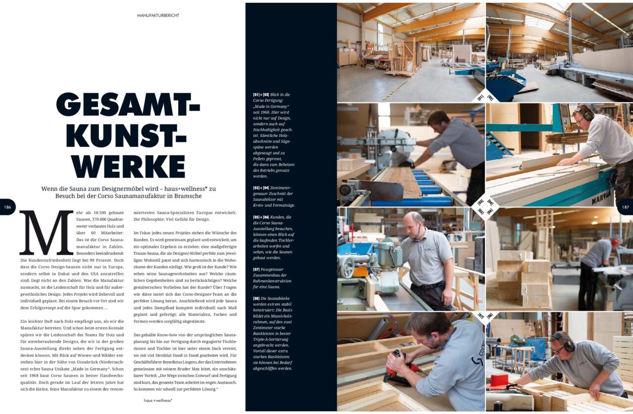 Manufakturbericht Gesamtkunstwerke Doppelseiten Querformat web pdf Manufakturbericht Gesamtkunstwerke Doppelseiten Querformat web pdf | corso saunamanufaktur